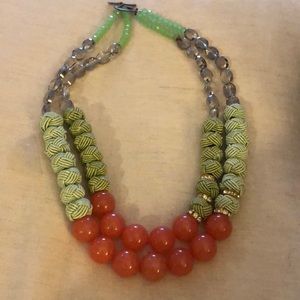 Anthropologie multi strand necklace